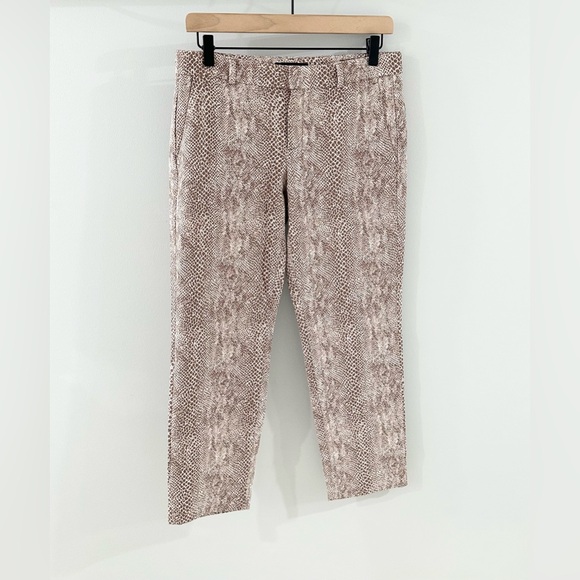 Banana Republic Avery Pants Snakeskin Size 2 - Picture 3 of 7